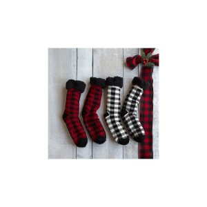 Buffalo check lounge sock (available in two colours)