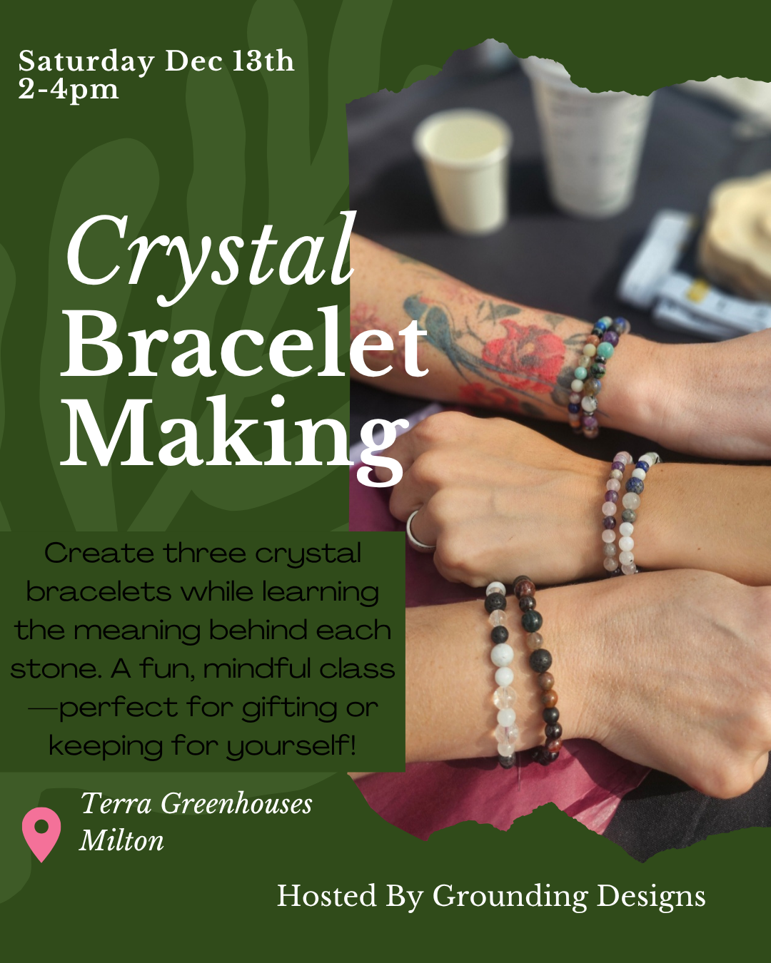 Crafting With Crystals: Bracelet-Making Workshop