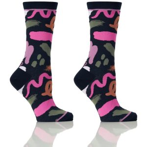 Yo Sox - women's crew sock brushstrokes