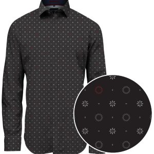 Pointzero luxury label minimal print shirt (two colours available)