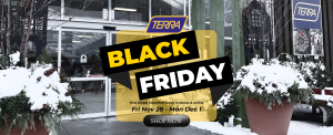 Shop TERRA’s Black Friday event Nov 28–Dec 1