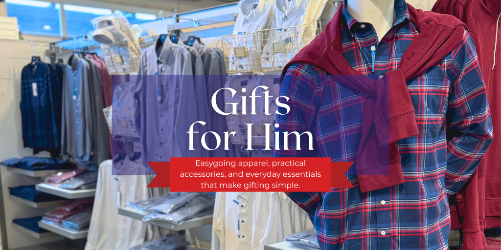 Casual mens shirts as a gift idea for him.