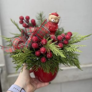 Teddy Tidings Arrangement