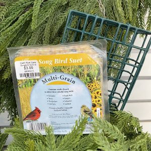 Suet Cake & Suet Feeder Cage - Choose Flavour