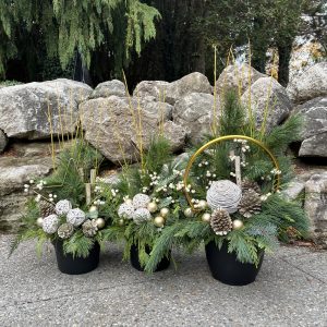 Outdoor Evergreen Arrangement - Winter Glow Collection