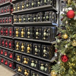 Boxed Glass Baubles 6cm Ornament 12pk (Choose from 7 Colours)