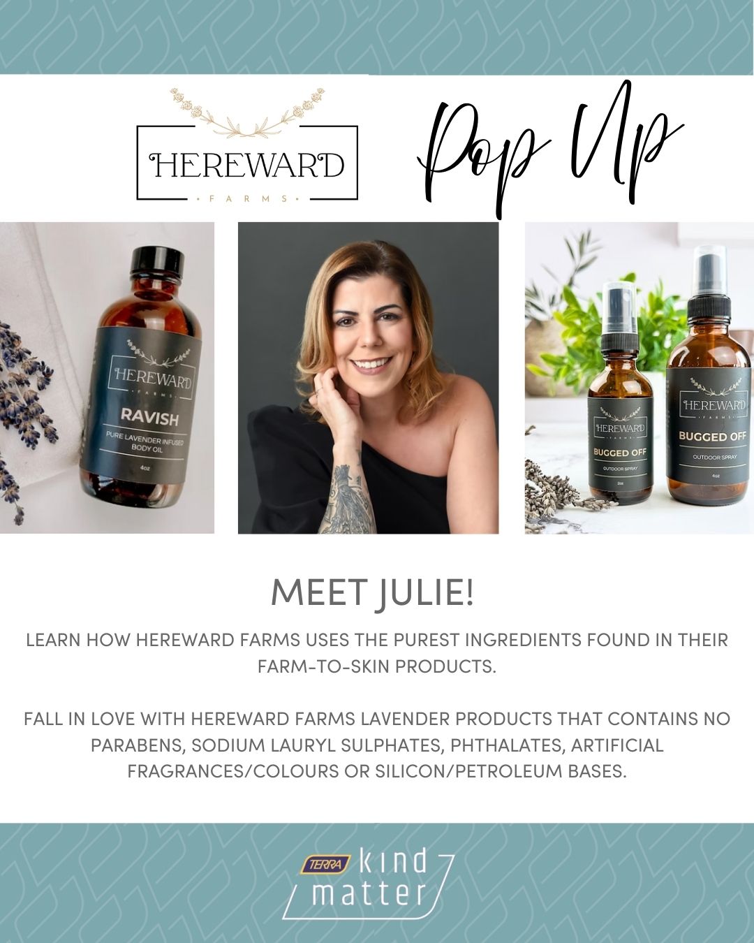 Hereward Farms Pop Up at Kind Matter Oakville