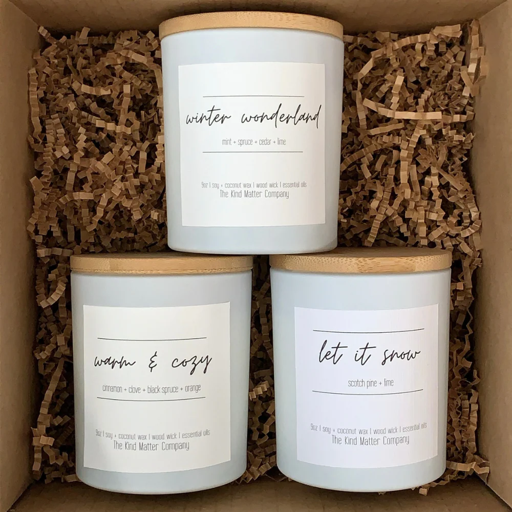 The Good Wax - Coconut/Soy Wax Holiday Candles