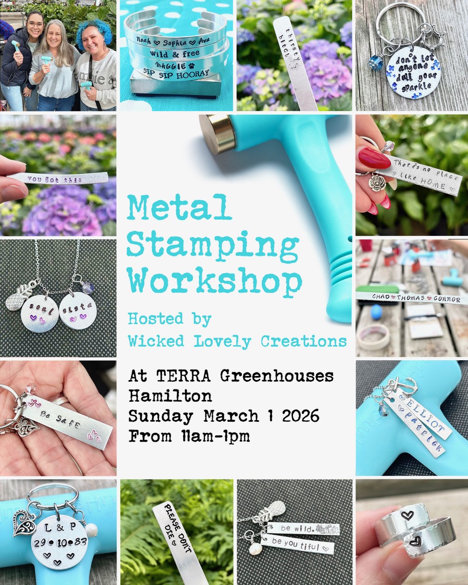 Metal Stamping Workshop at TERRA Hamilton