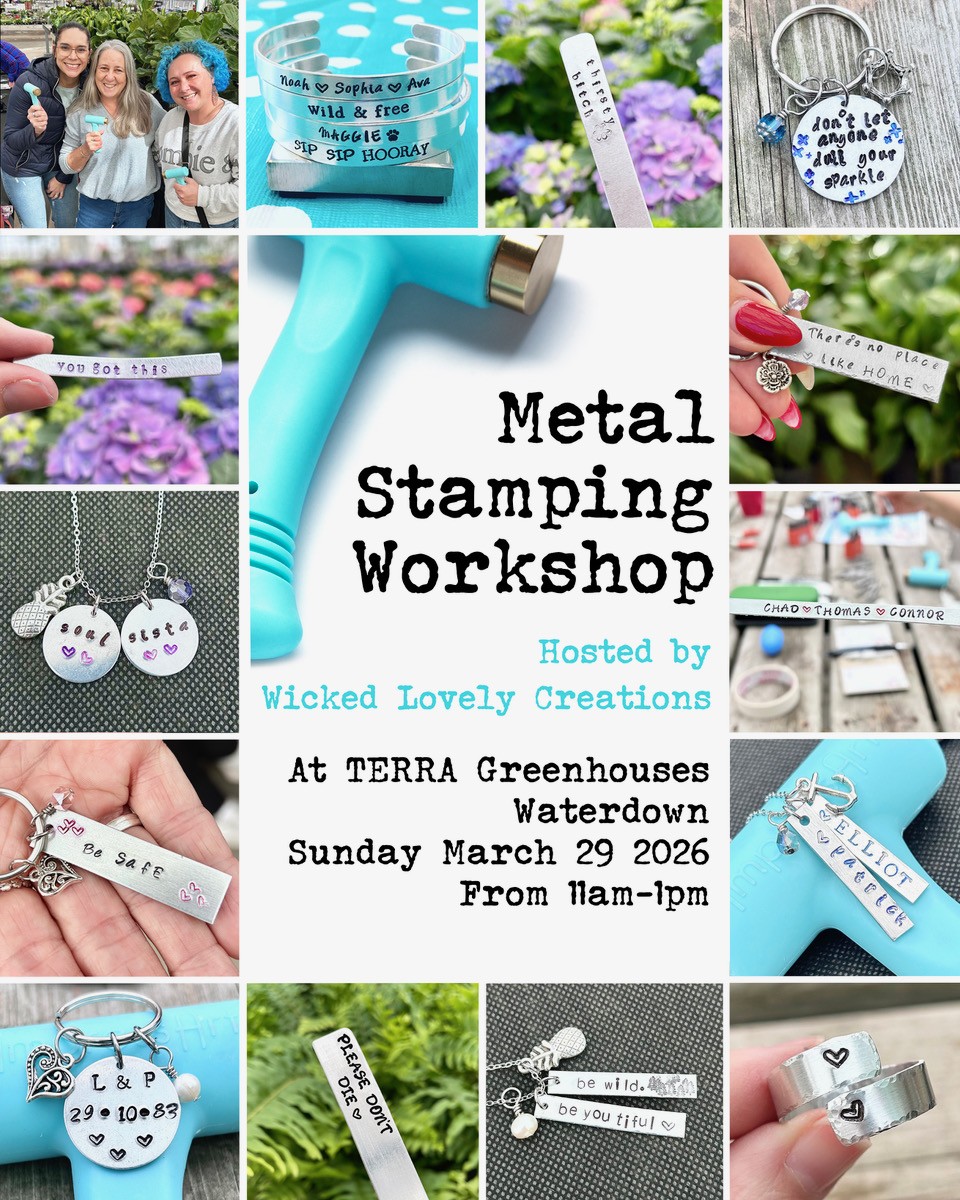 Metal Stamping Workshop at TERRA Waterdown