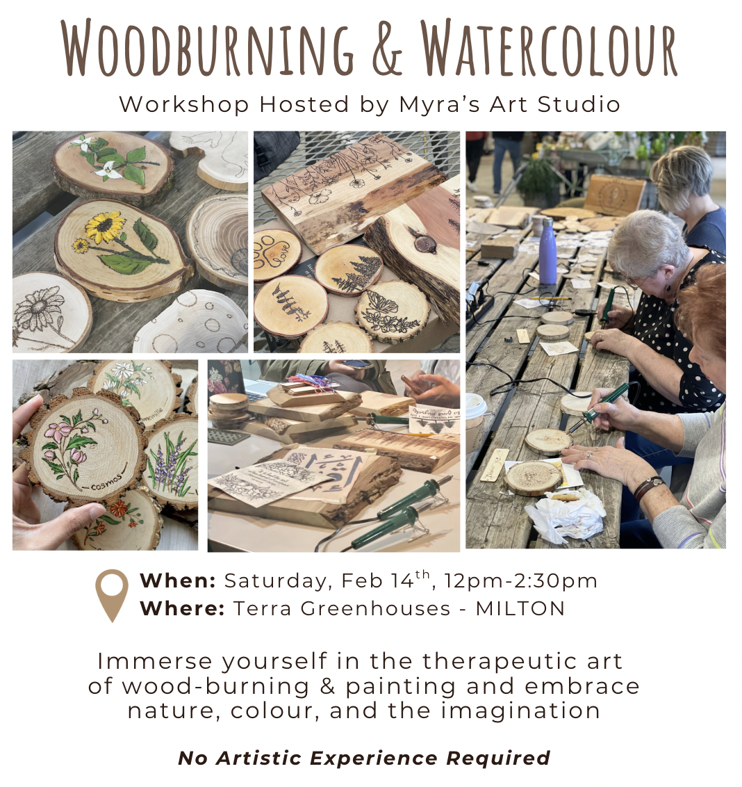 Learn to Burn Woodburning Workshop at TERRA Milton
