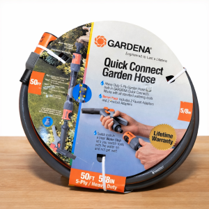 GARDENA 5850-THD 50 ft. x 5/8-inch Quick Connect Garden Hose