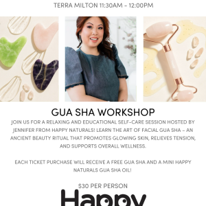 Gua Sha Workshop at TERRA Milton