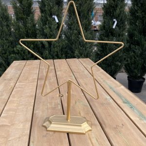 14" Star on Stand - Available in Black or Gold