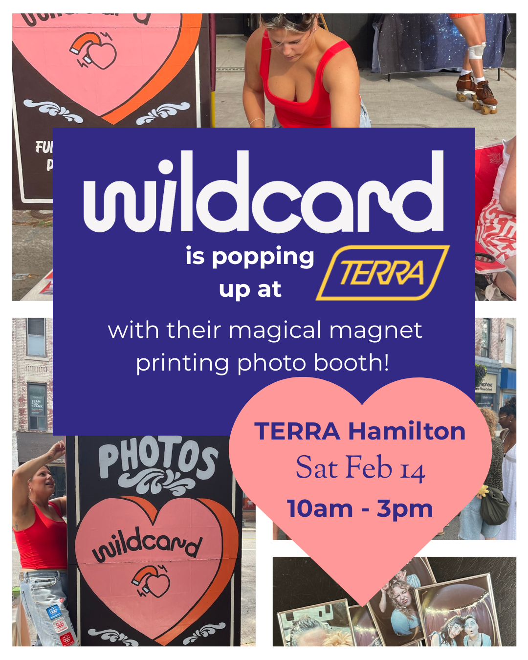 Wildcard Photo Booth at TERRA Hamilton