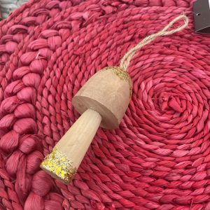 Holiday Ornament - Wooden Mushroom (Manager's choice)