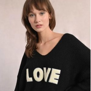 Love knitted sweater by Molly Bracken