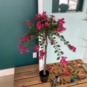 40" Bougainvillea Tree - Magenta (Artificial)