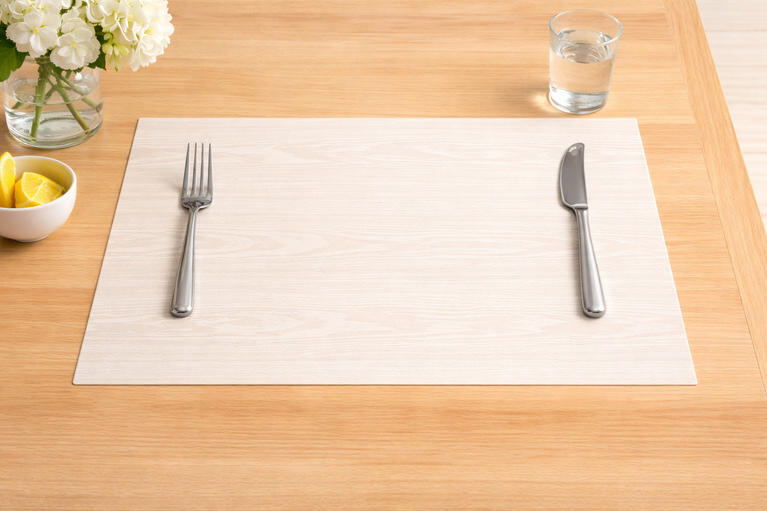 Knox Vinyl Placemat White