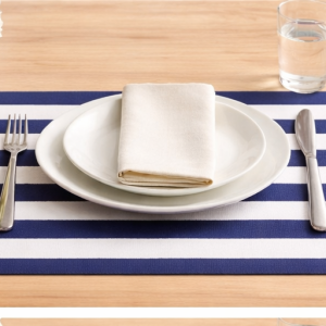 Cabana Stripe Vinyl Placemat (three colours available)