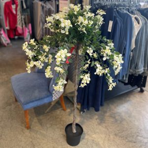 51" Bougainvillea Tree - Cream (Artificial)