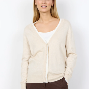 Soya Concept Dollie 814 Cardigan Sweater (Cream)