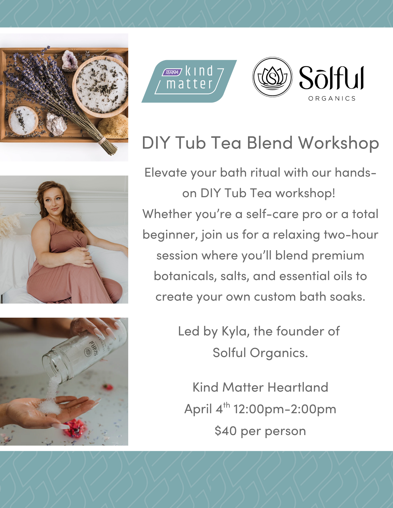 DIY Tub Tea Blend at Kind Matter Heartland