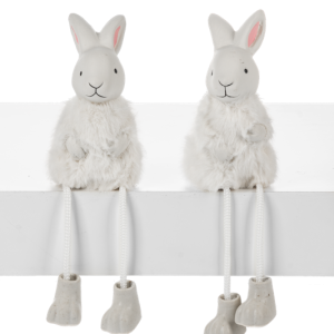 Bunny with Fur Shelfsitters