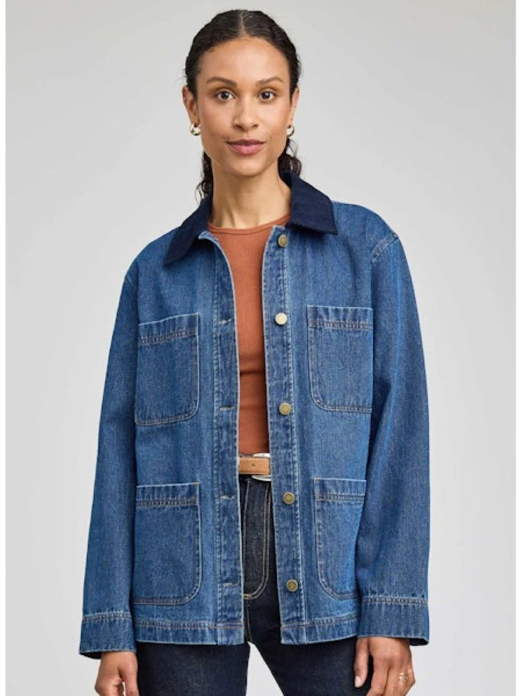 Gentle Fawn Flynn Barn Jacket (Medium Wash)