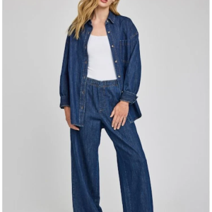 Gentle Fawn Maxwell Pant Tencel (Dark Wash)