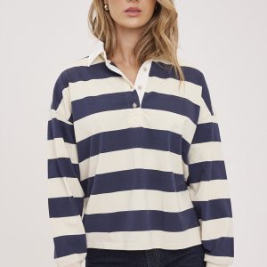 Gentle Fawn Britt Rugby Shirt (Navy)