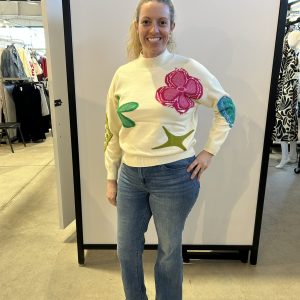 Orange Fashion Louise  Sweater