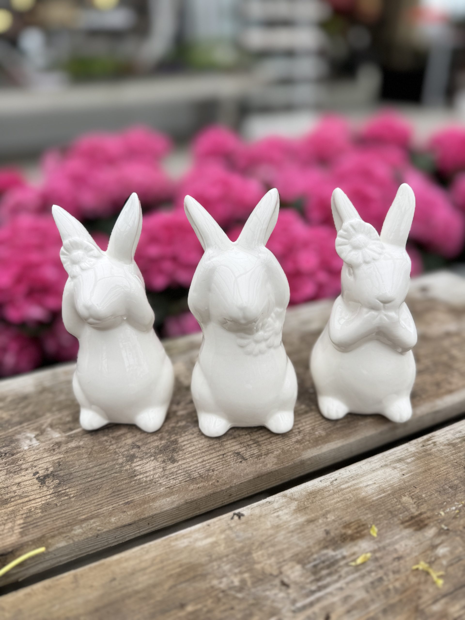 See No, Hear No, Speak No Rabbit Figurine (three styles available)