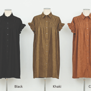 Molly Bracken Shortsleeve Corduroy Dress (two colours)