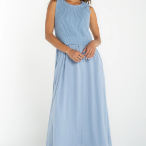 Liverpool Sleeveless Crew Dress (two colours available)