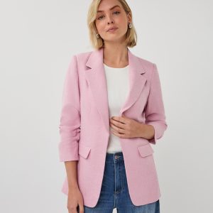 EsQualo Blazer Linen Look (Rose)