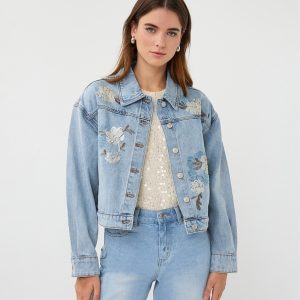 EsQualo Jacket Jeans Artwork (Light Blue)