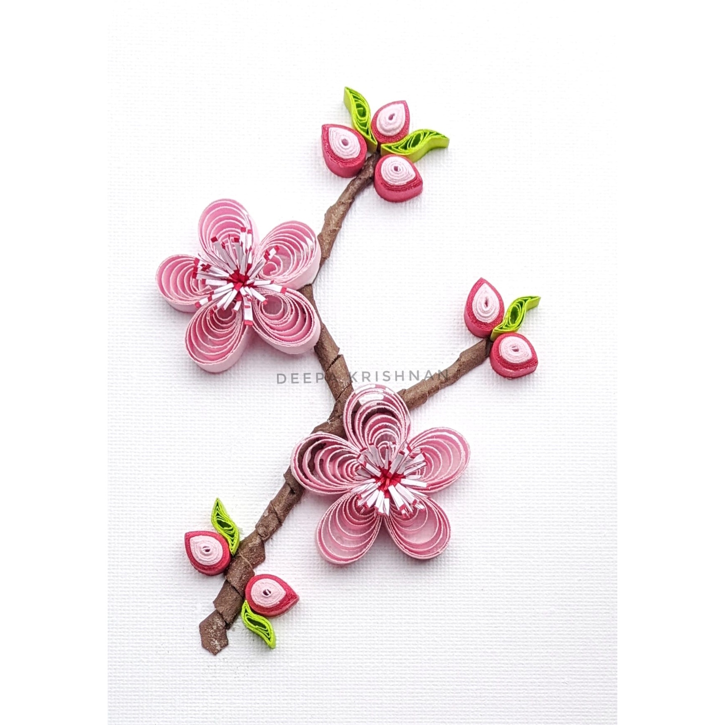 Paper Quilling a Sakura Workshop at Kind Matter Heartland