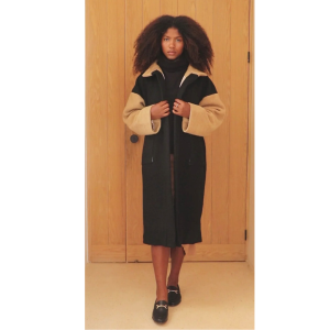 Babylon Coat product image on model