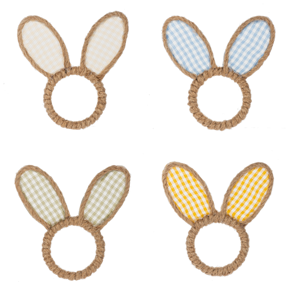 Rabbit Napkin Ring Holder (4 pc. set)