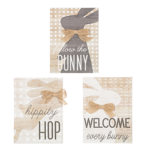 Bunny Wall Plaques (three styles available)
