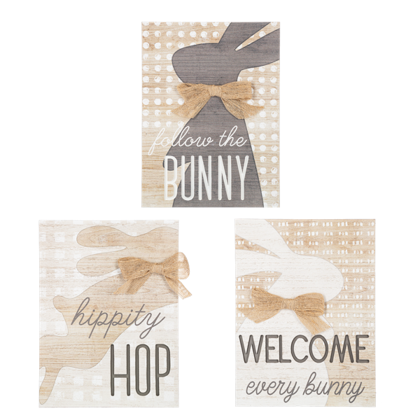 Bunny Wall Plaques (three styles available)