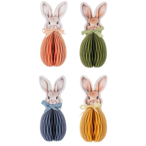 Honeycomb Bunny Figurine (four colours available)