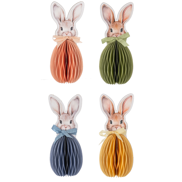 Honeycomb Bunny Figurine (four colours available)