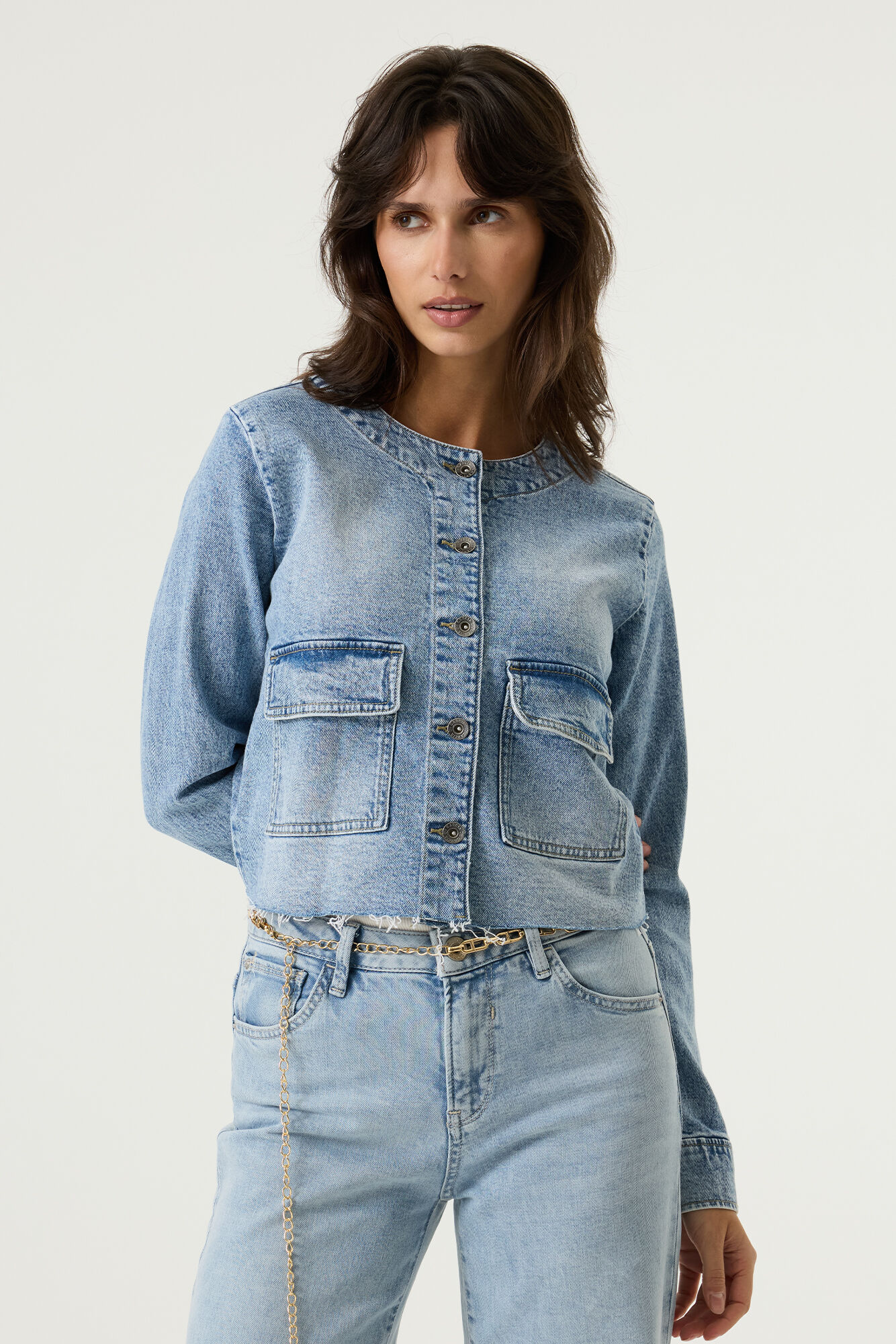 Garcia Jean Crop Jacket