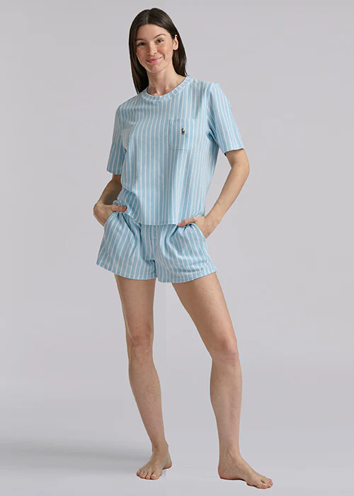 Polo Ralph Lauren Short Sleeve Short Set (Baltic Sea)