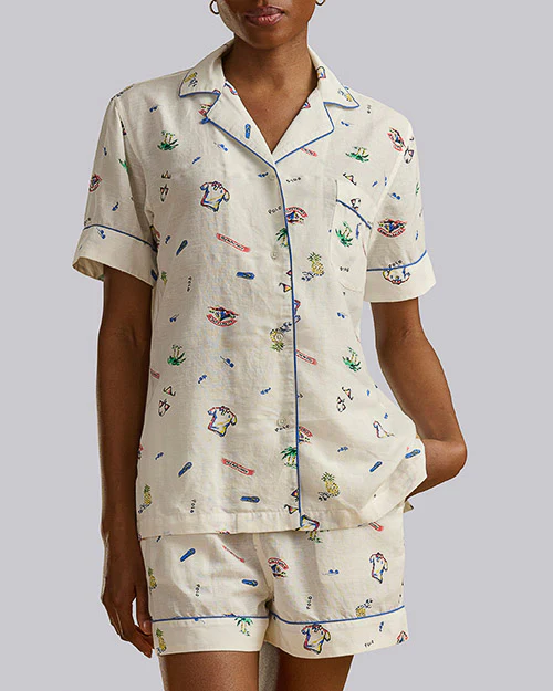 Polo Ralph Lauren SS PJ Set (Tossed Print)