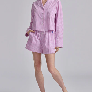 Polo Ralph Lauren STPS Crop/Boxer PJ Set