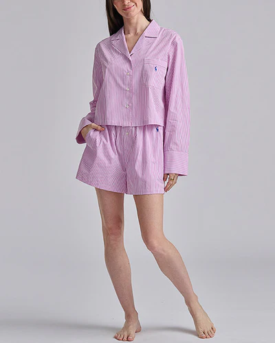 Polo Ralph Lauren STPS Crop/Boxer PJ Set