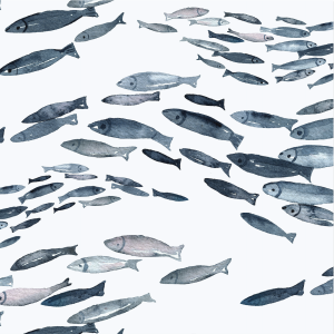 Fishes Printed Napkin